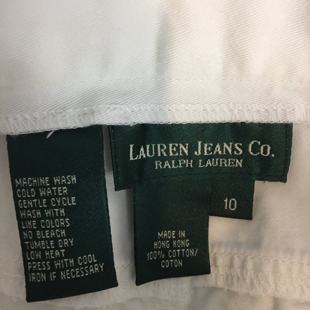 Lauren Ralph Lauren Crop White Jeans - Picture 7 of 11